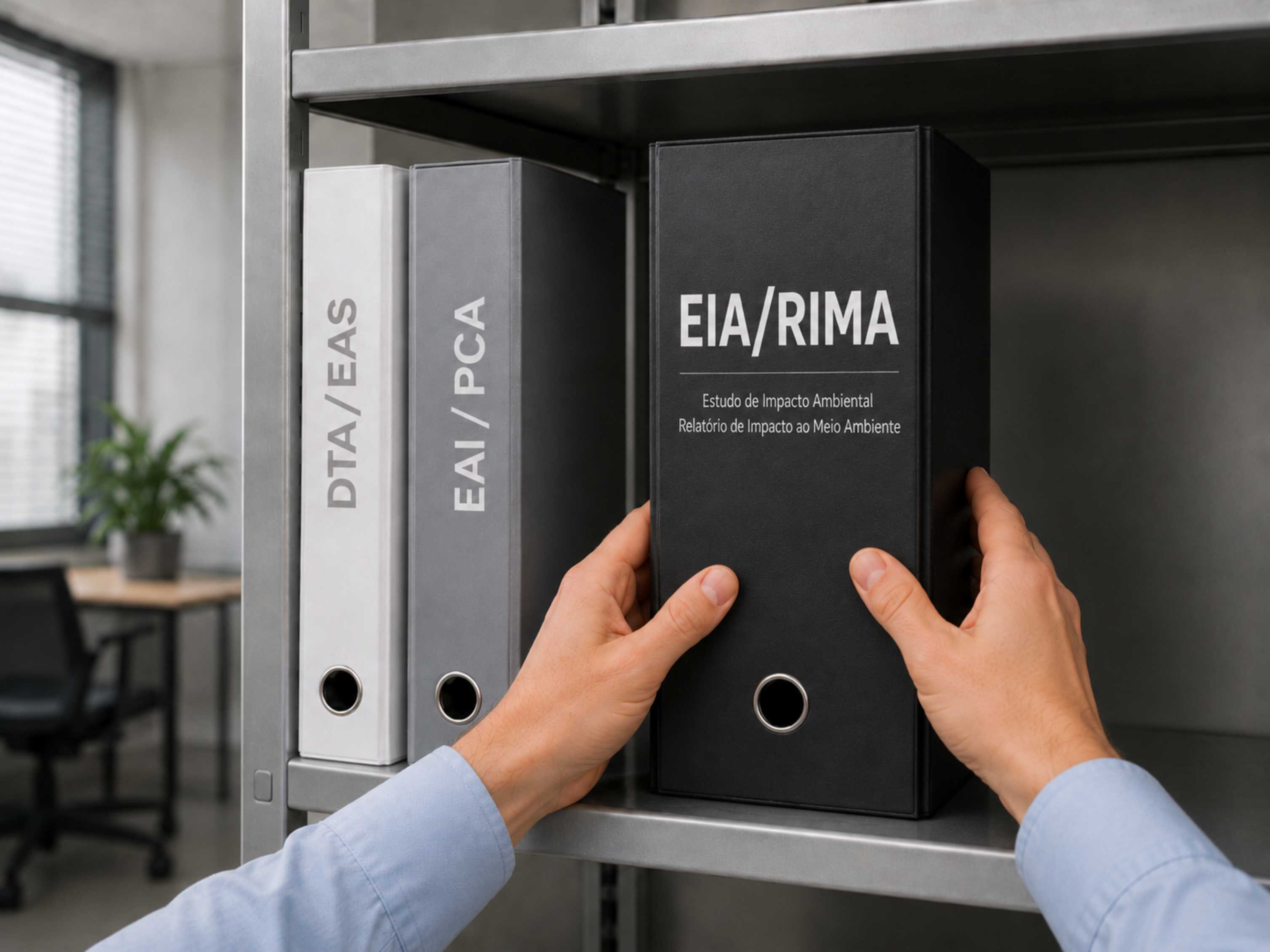 Maps, impact matrix and EIA/RIMA technical documents.