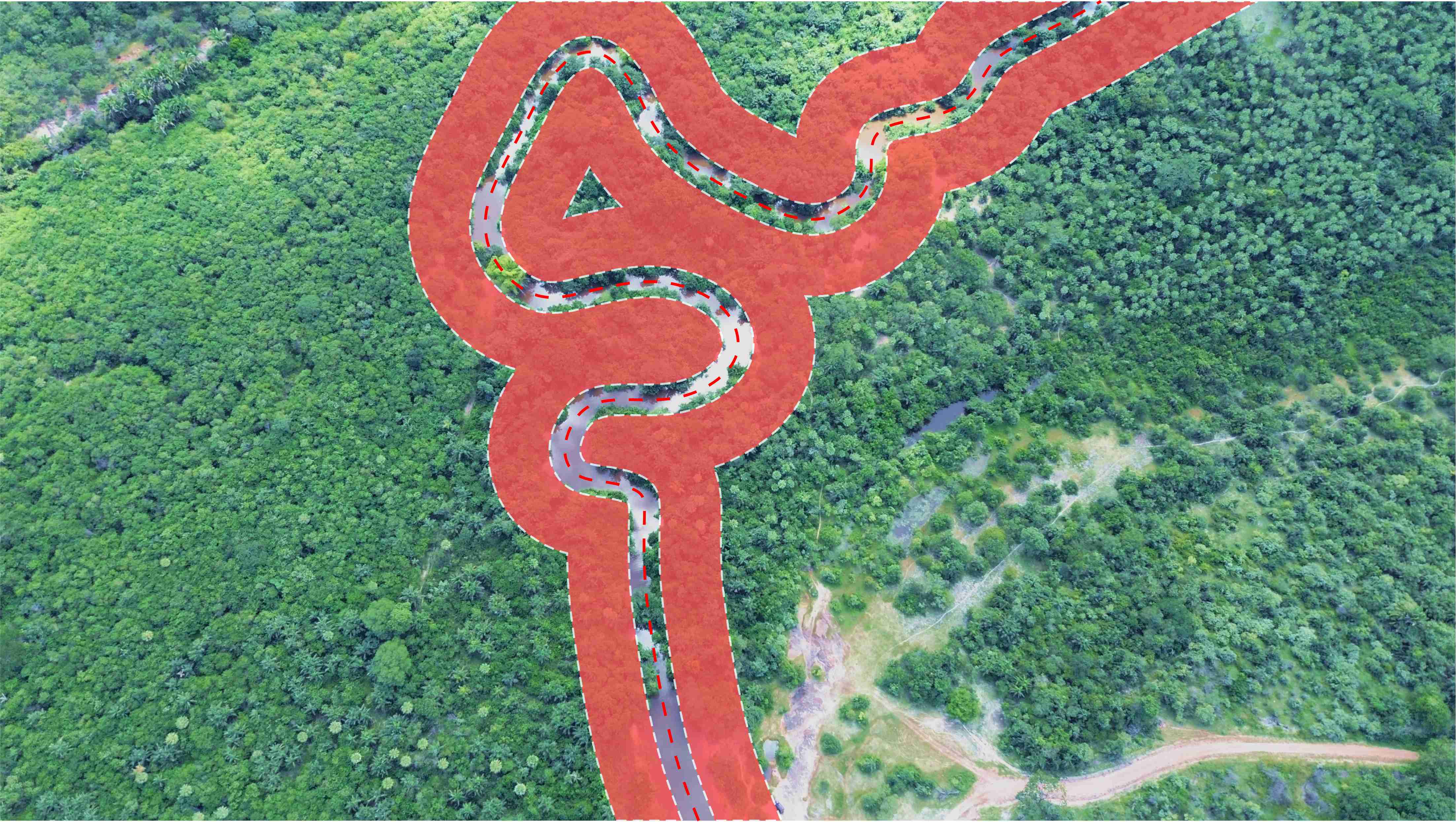 Delimitação de Área de Preservação Permanente