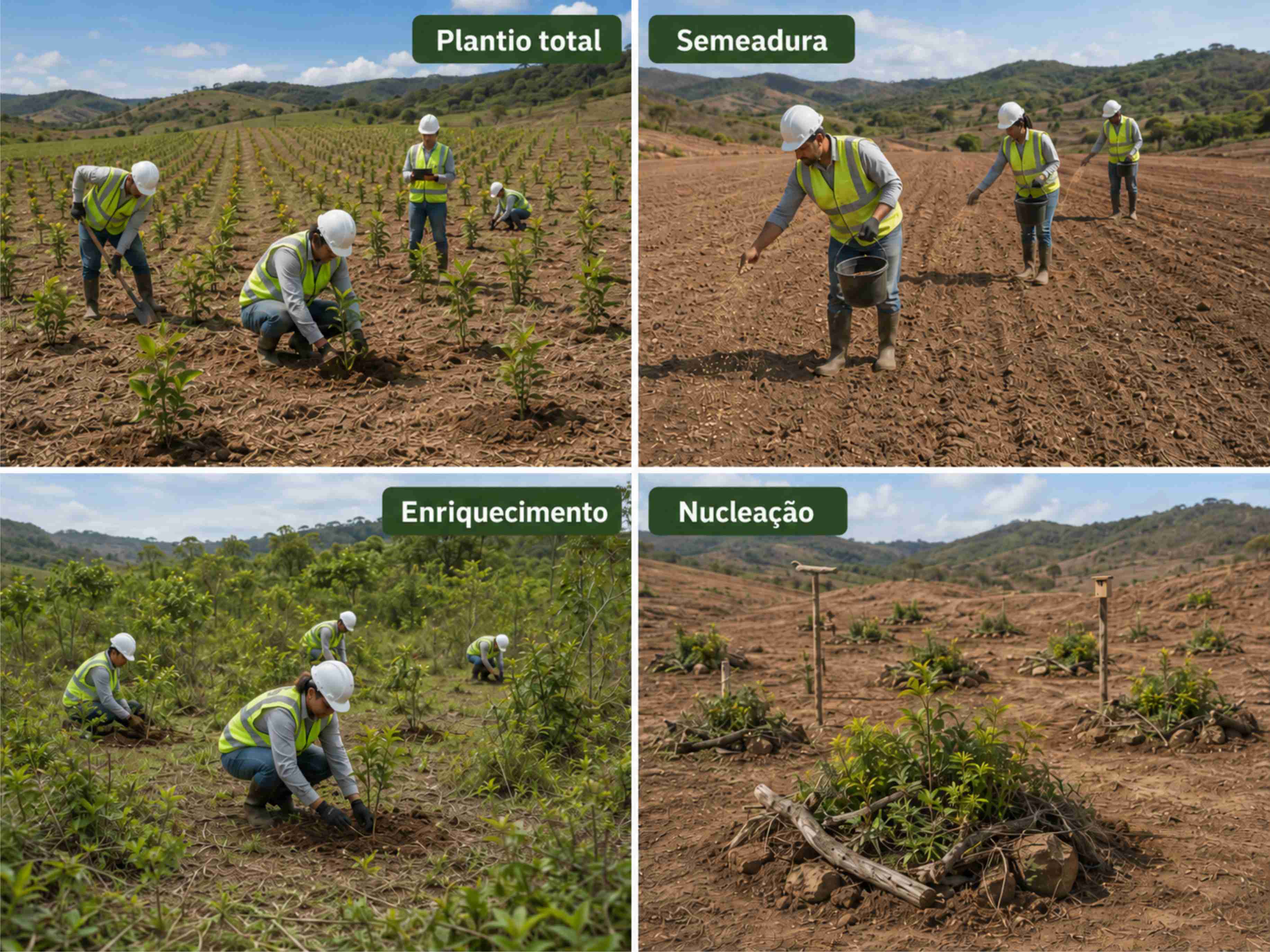 Imagem de referência para técnicas de recomposição de áreas degradadas